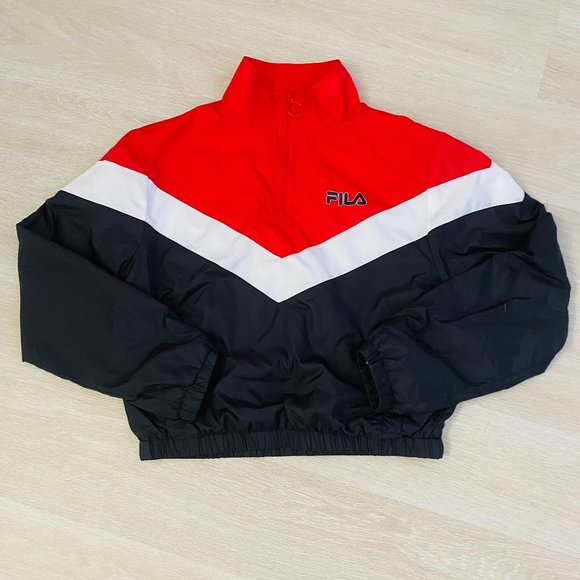Fila Jackets & Blazers - Fila Women's Crop Windcheater Jacket Size 12